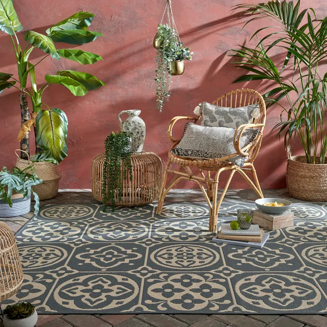flair-rugs-tile-indoor-outdoor-gemusterter-teppich image 1