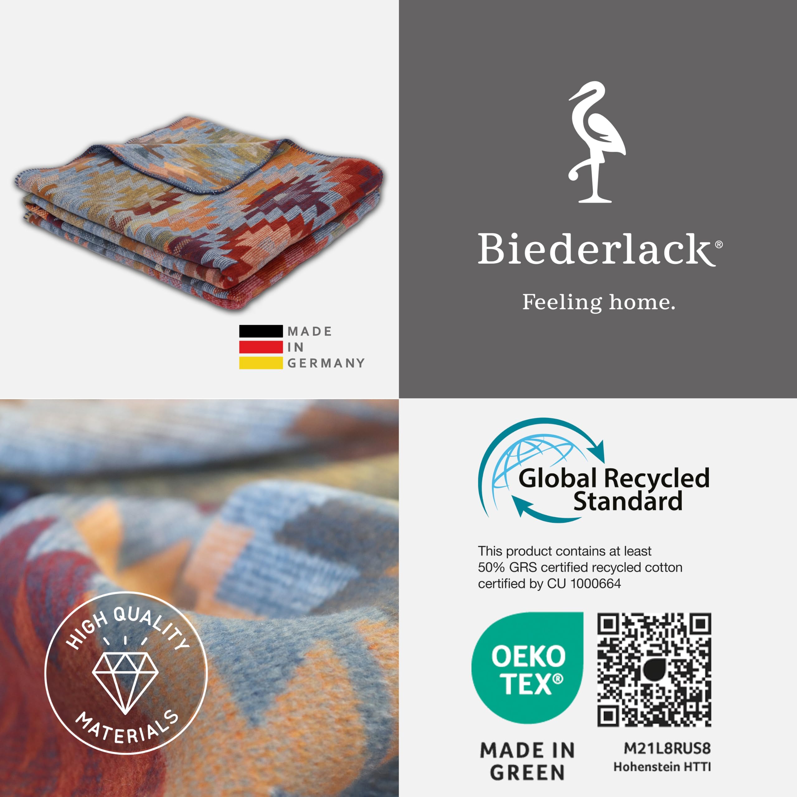 biederlack-navajo-flauschige-kuscheldecke-150x200-cm image 7