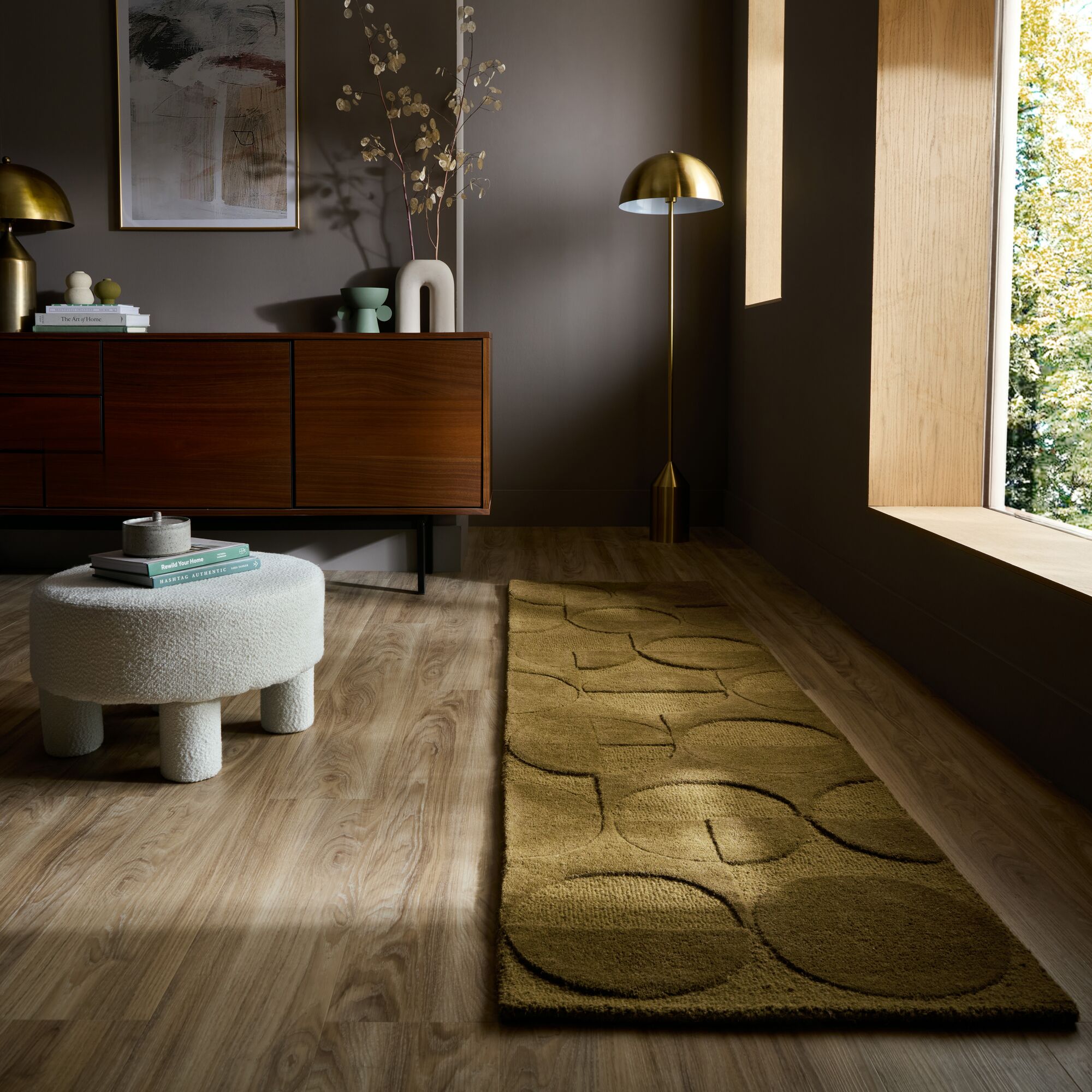 flair-rugs-gigi-wool-geometrischer-l-ufer-teppich image 1