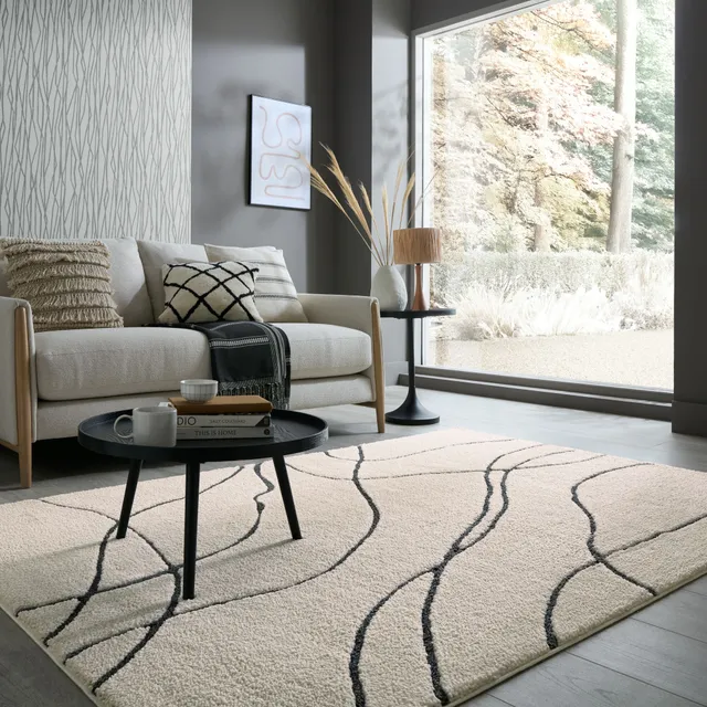 flair-rugs-flow-recycled-abstract-teppich image 1