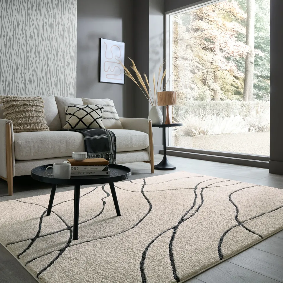 flair-rugs-flow-recycled-abstract-teppich image 1