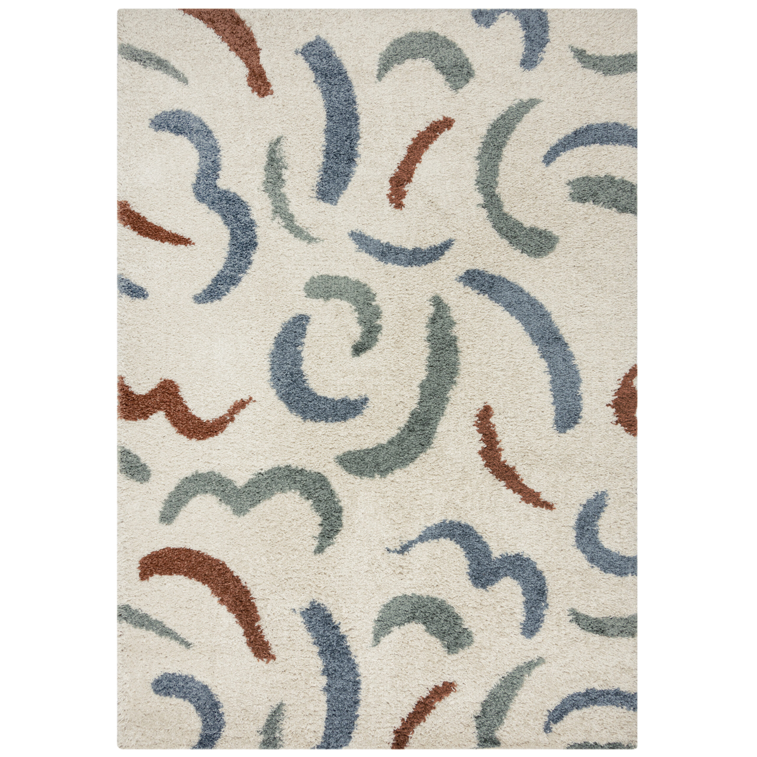 flair-rugs-squiggle-berber-shaggy-hochflorteppich image 2