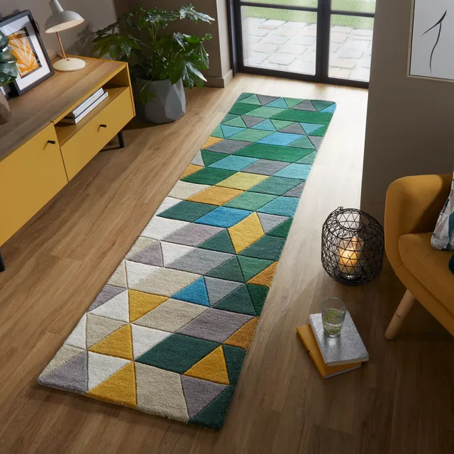 flair-rugs-prism-geometrischer-woll-l-ufer image 1