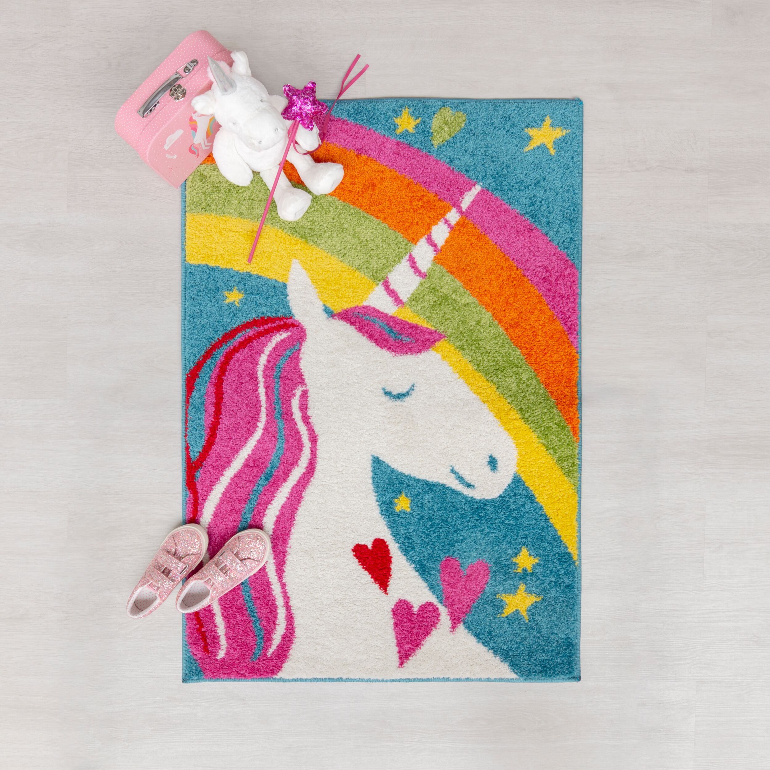 flair-rugs-unicorn-rainbow-kids-teppich image 1