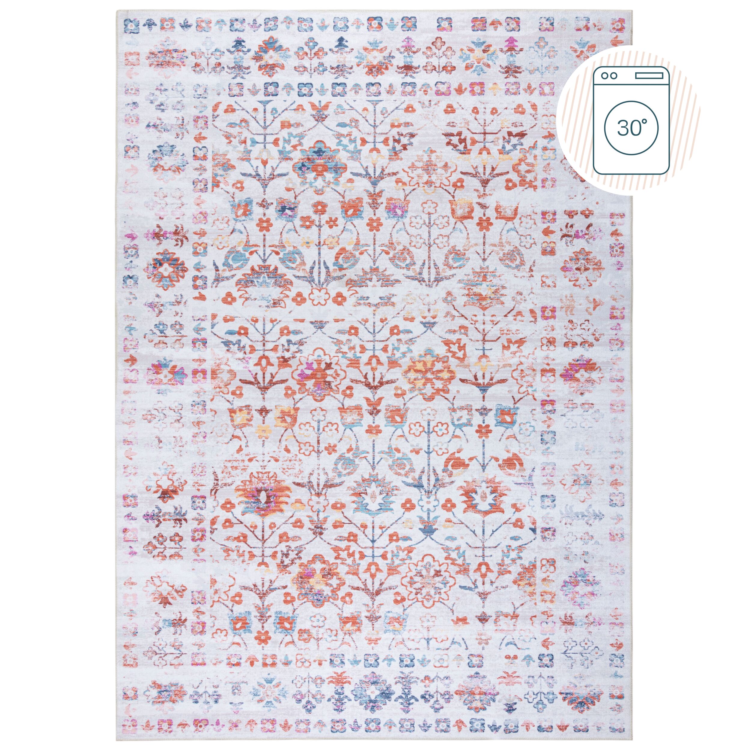 flair-rugs-camille-vintage-waschbarer-teppich image 2