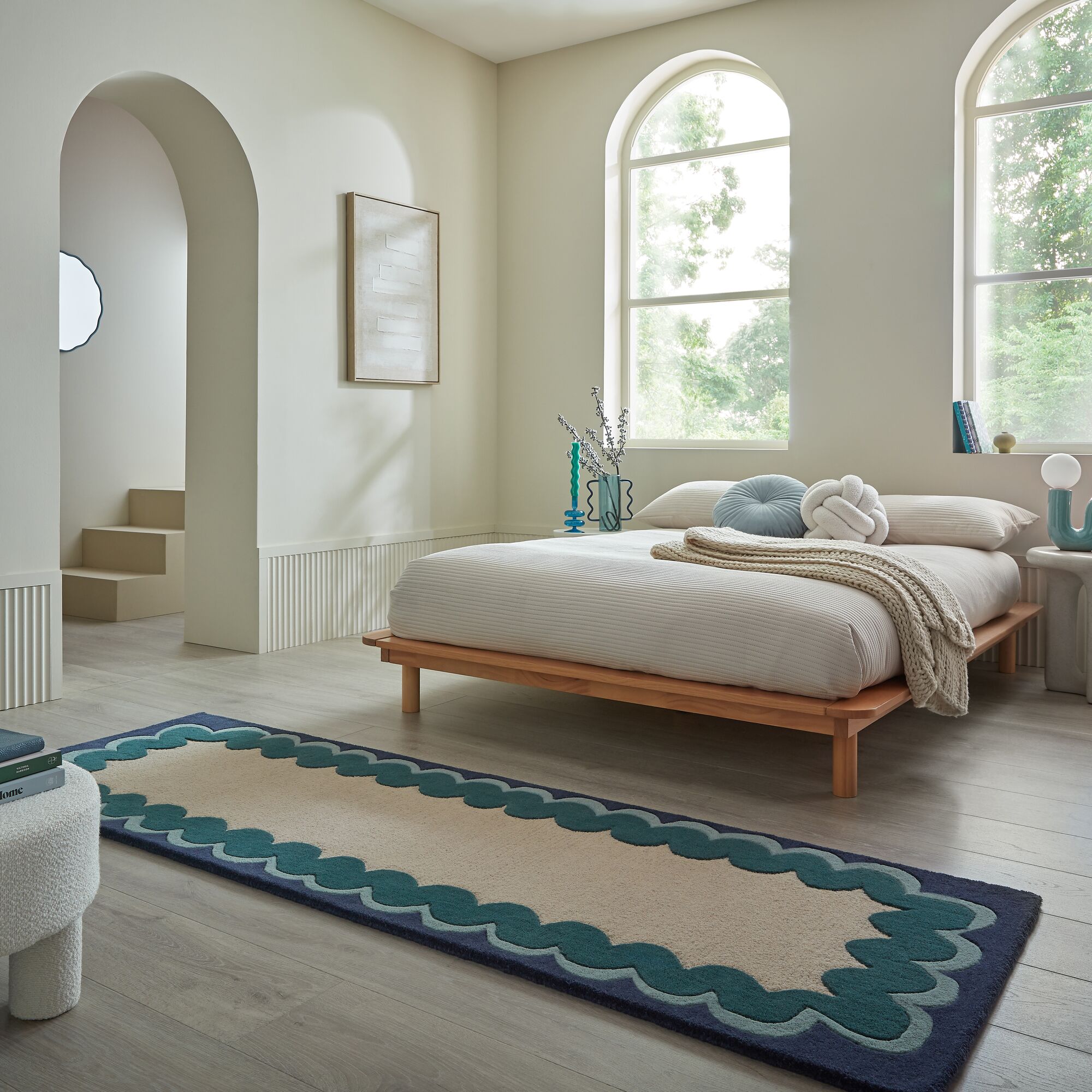flair-rugs-wiggle-border-woll-l-ufer-teppich image 1