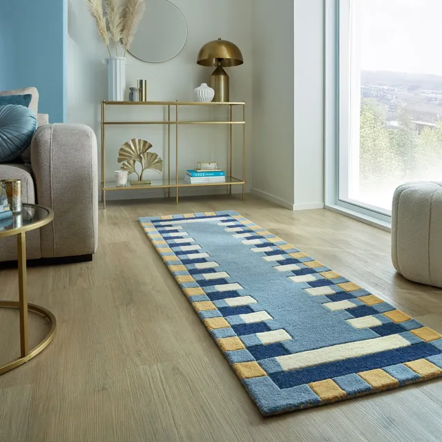 flair-rugs-kai-woll-l-ufer-mit-bord-re image 1