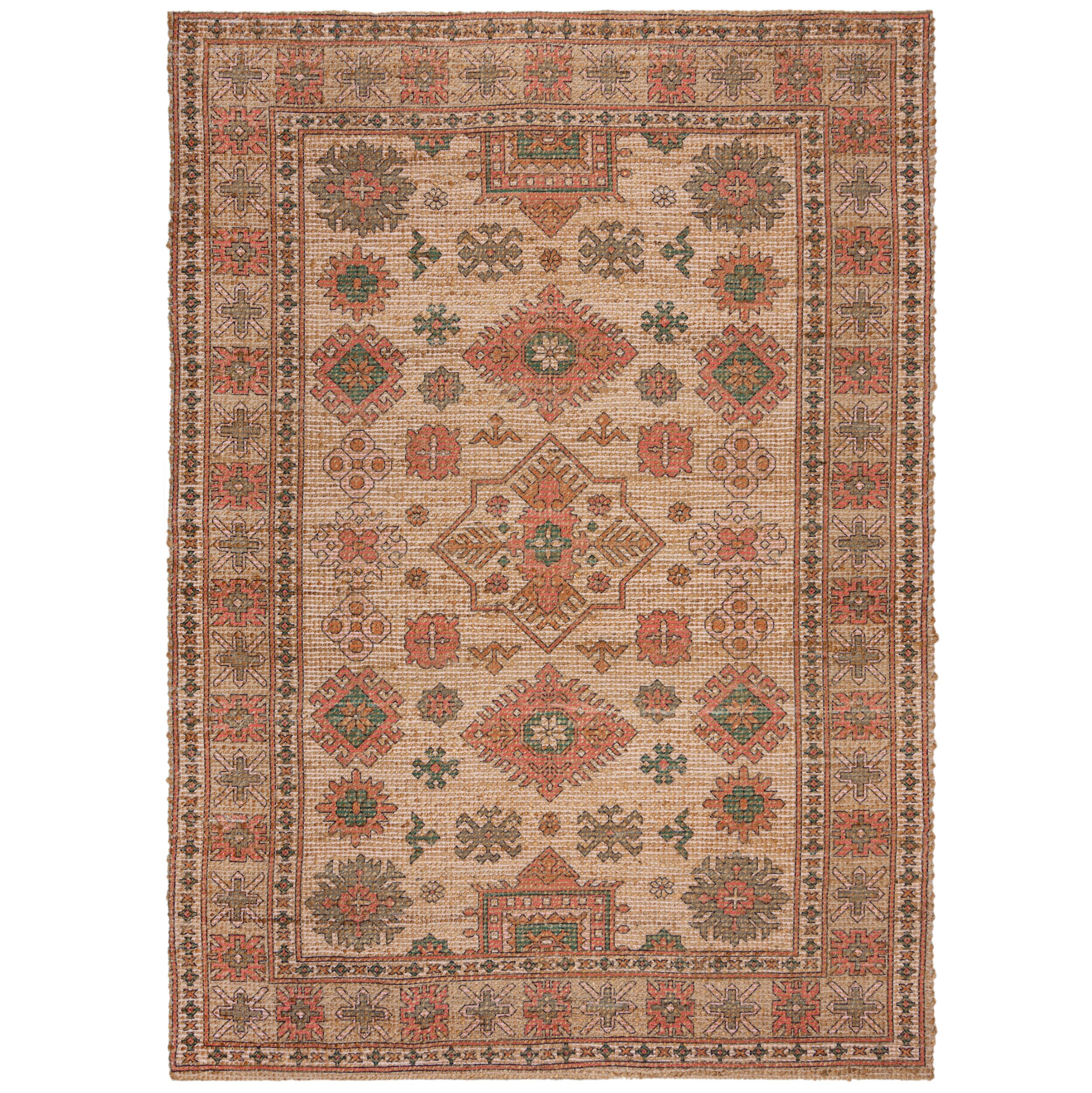 flair-rugs-lana-bedruckter-jute-mix-teppich image 2