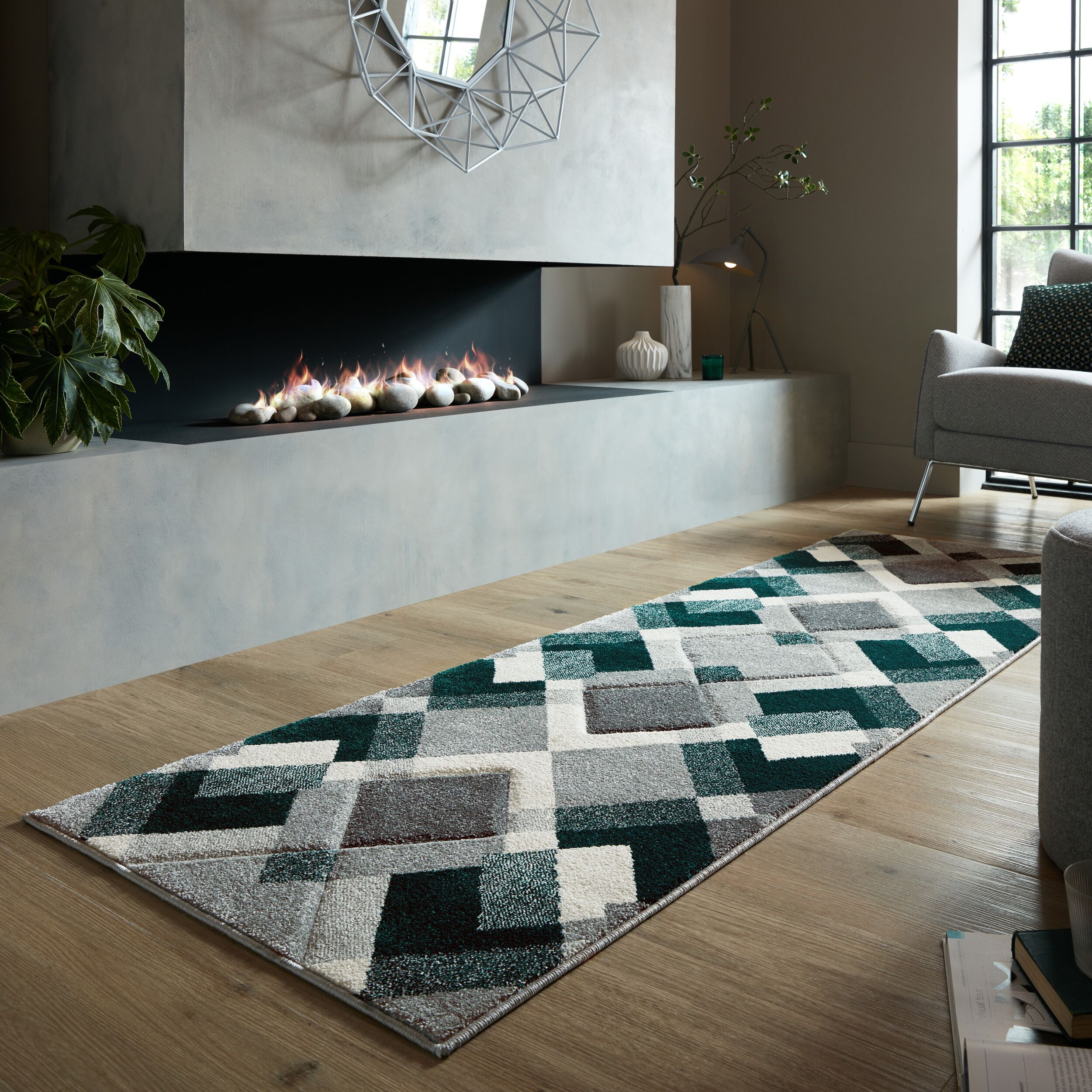 flair-rugs-nimbus-geometric-l-ufer-teppich image 1