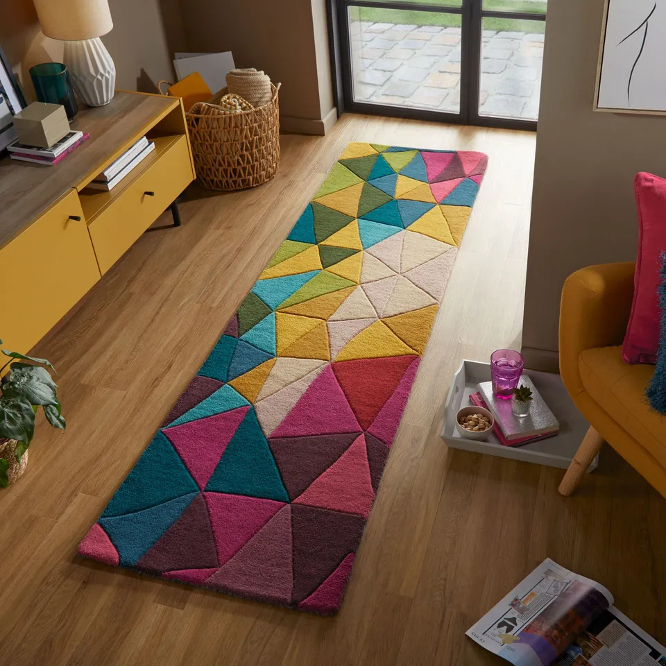 flair-rugs-falmouth-bunter-woll-l-ufer-mit-geometrie image 1