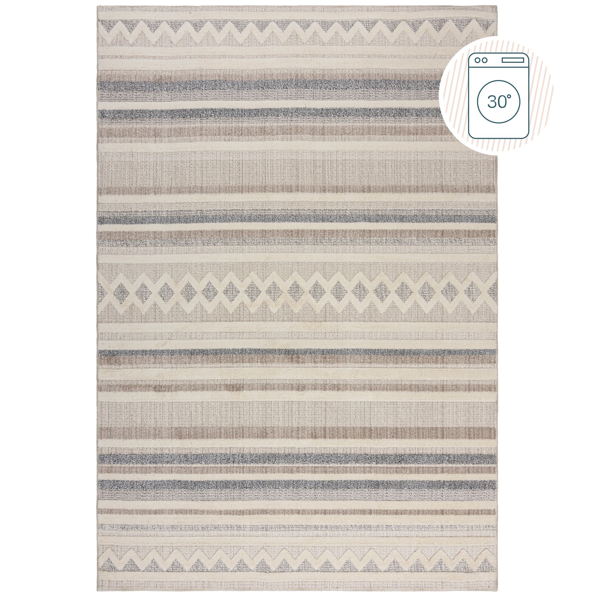 flair-rugs-everett-waschbarer-global-teppich image 2
