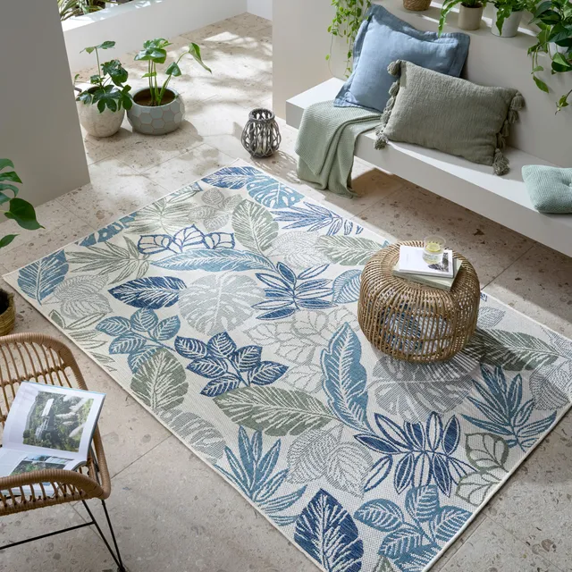 flair-rugs-bella-leaf-indoor-outdoor-teppich image 1