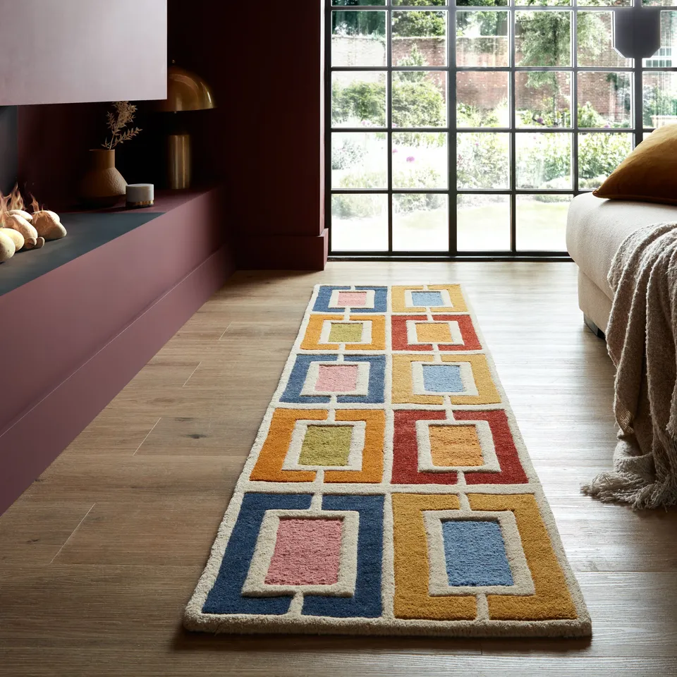 flair-rugs-retro-blocks-woll-l-ufer-geschnitzt image 1