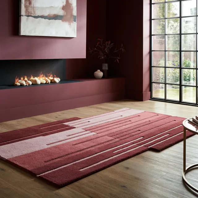 flair-rugs-split-ombre-shaped-wollteppich-farbverlauf image 1