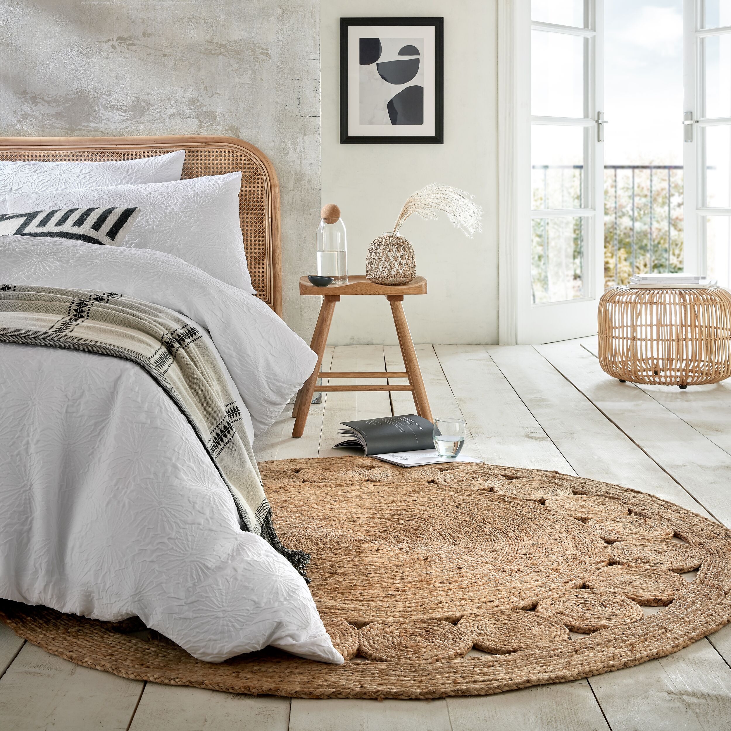 flair-rugs-arya-runder-jute-teppich image 1