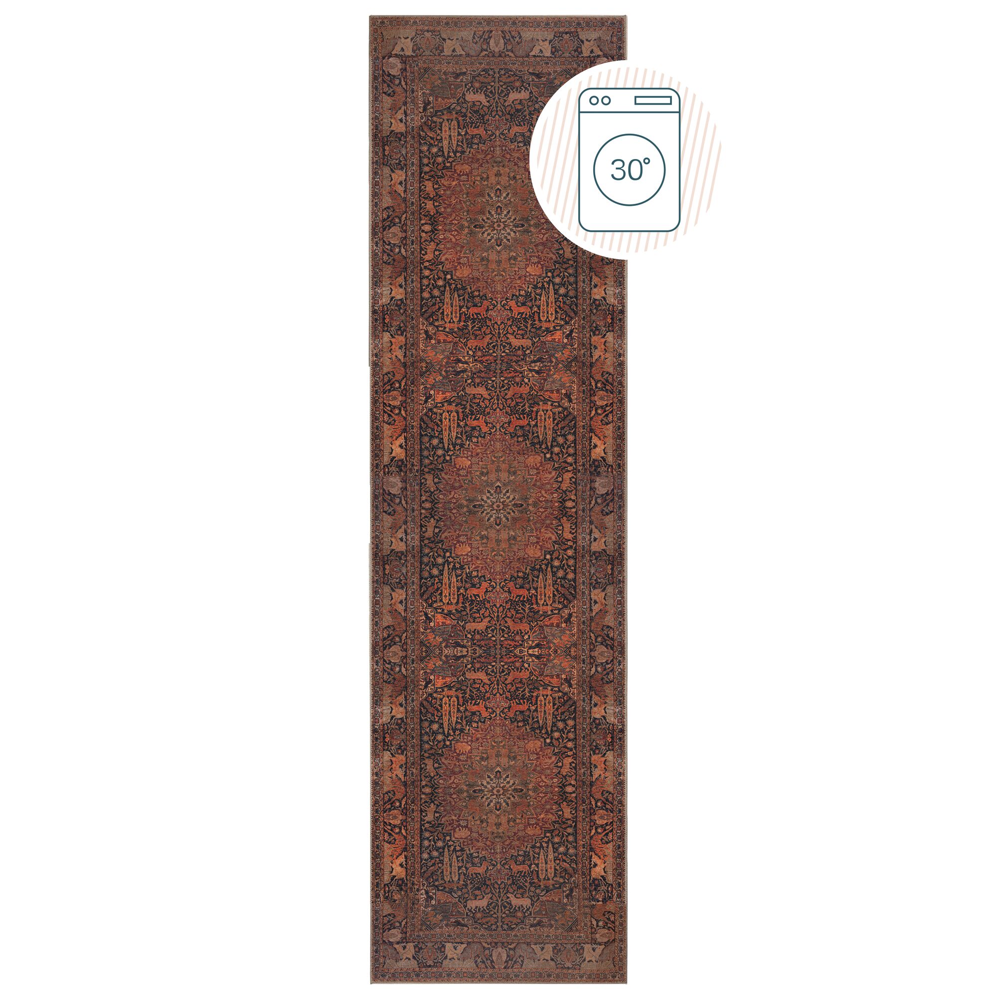flair-rugs-nico-waschbarer-traditioneller-l-ufer image 2