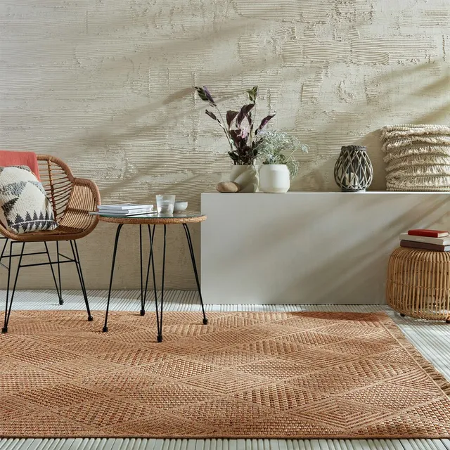 flair-rugs-nora-diamond-outdoor-teppich-im-jute-look image 1
