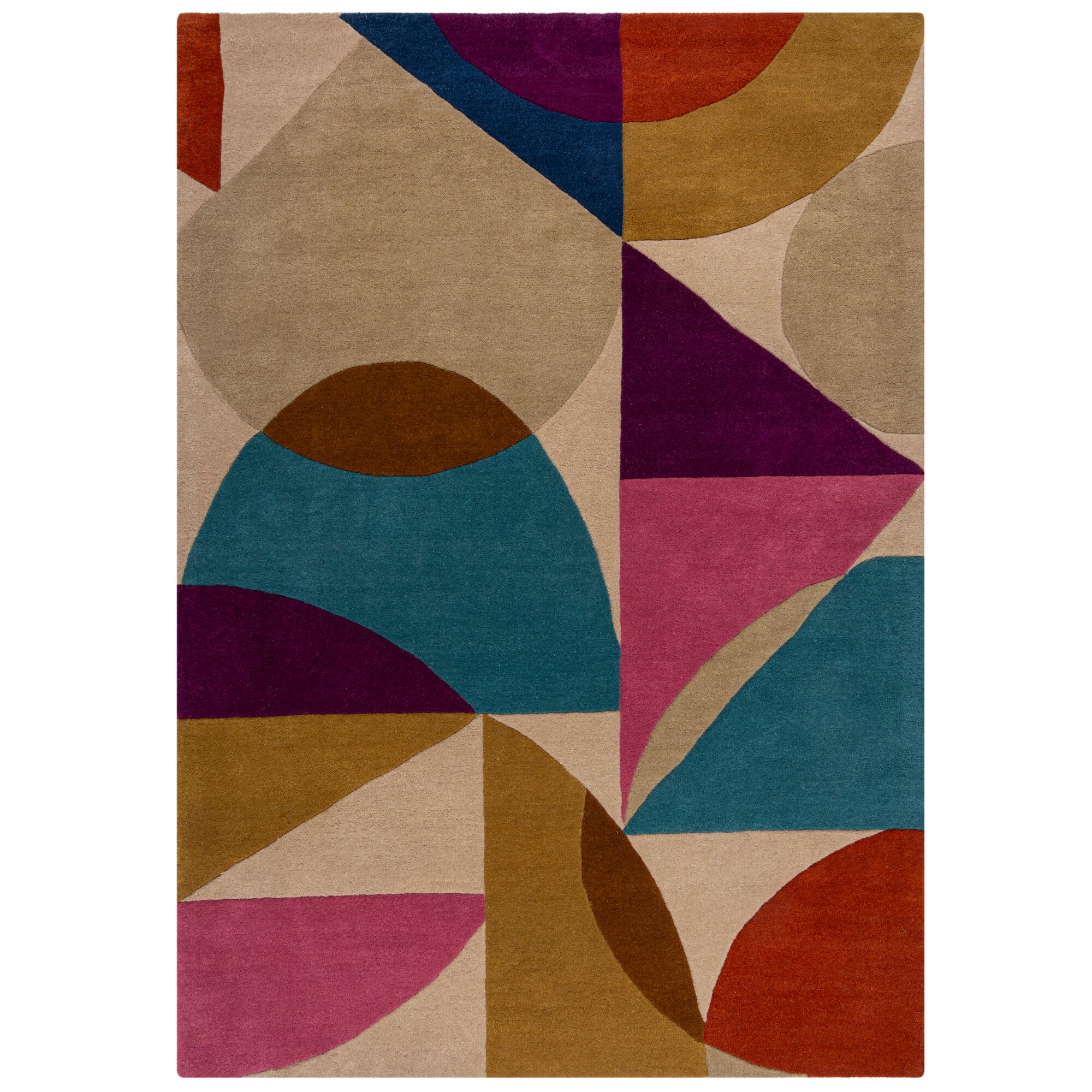 flair-rugs-oblix-geometrischer-wollteppich image 2