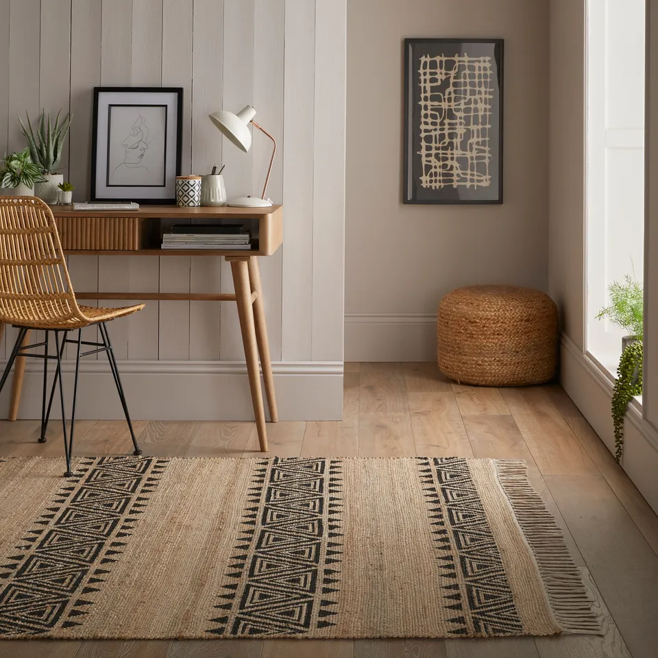 flair-rugs-kenaz-jute-teppich-mit-global-muster image 1