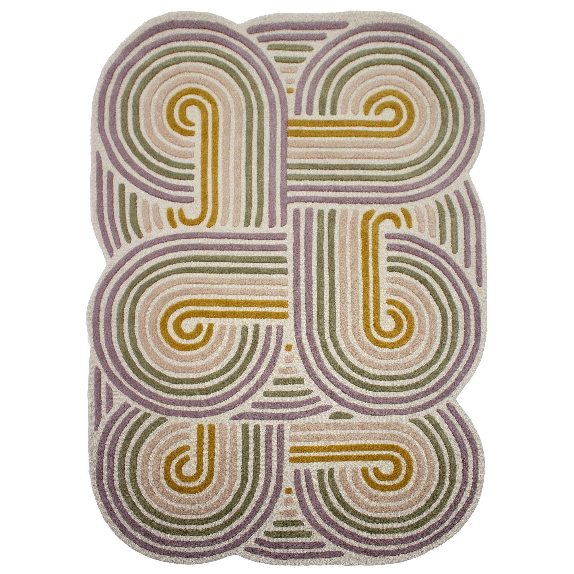 flair-rugs-spiral-wollteppich-rund image 2