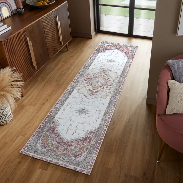 flair-rugs-elsie-vintage-2-lagen-waschbarer-l-ufer image 1