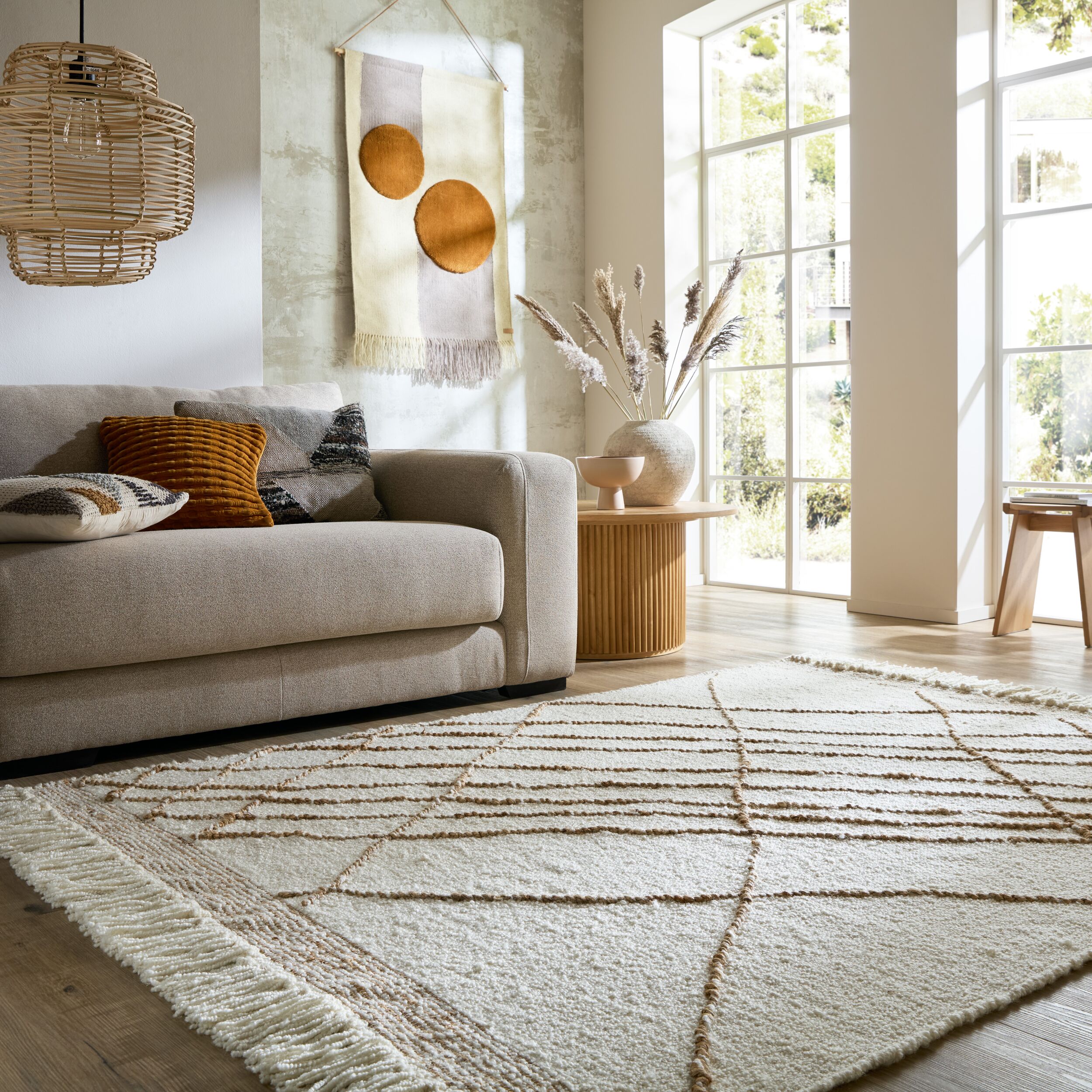 flair-rugs-astera-linear-teppich-aus-baumwollmix image 1
