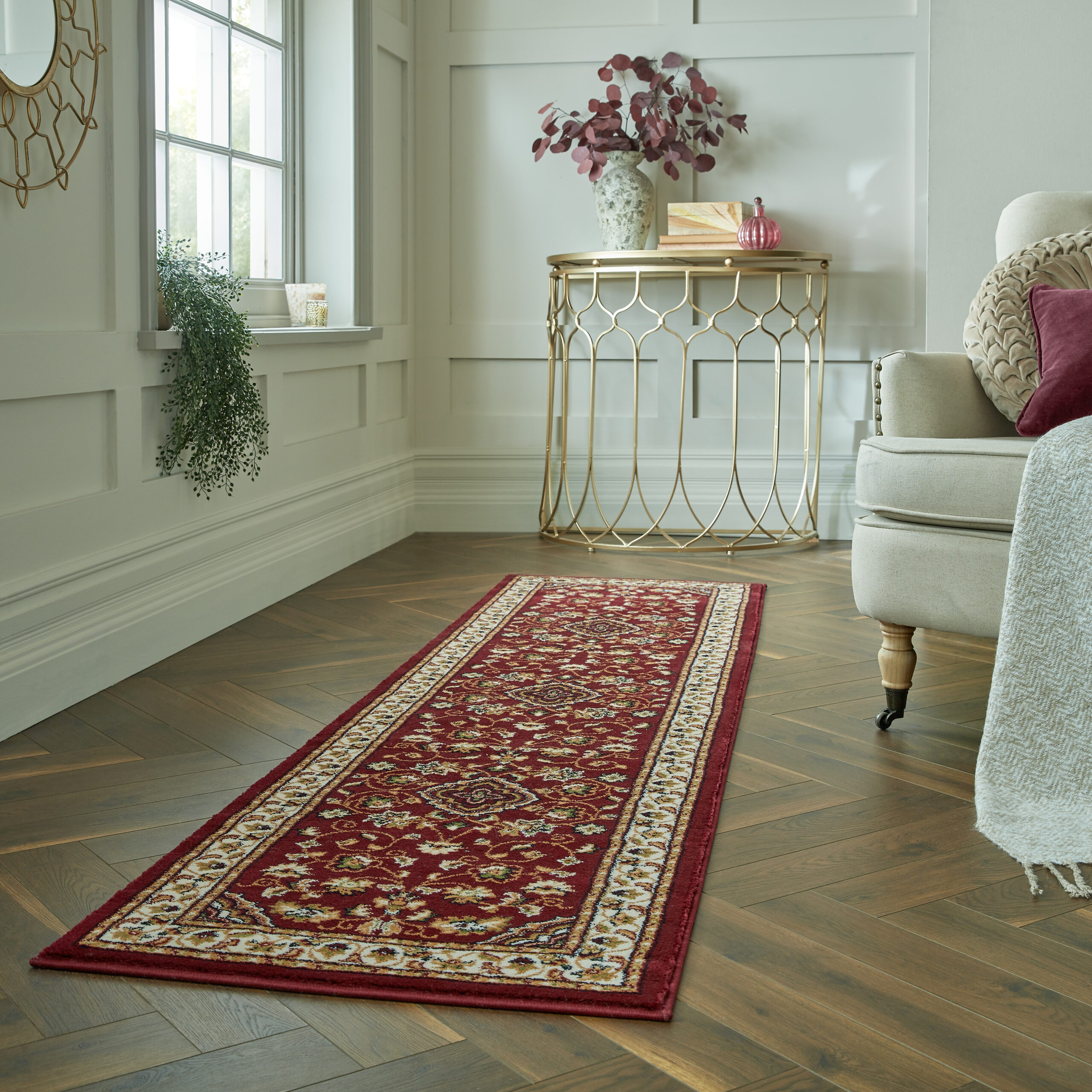 flair-rugs-sherborne-vintage-muster-l-uferteppich image 5