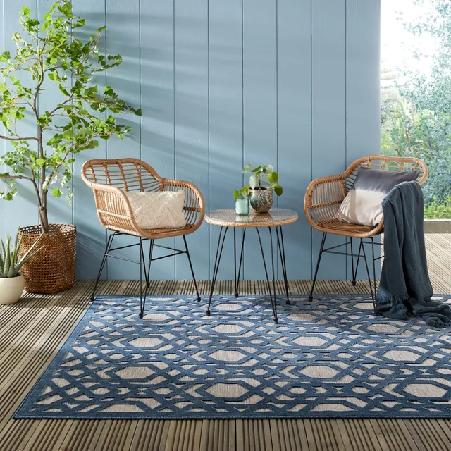 flair-rugs-oro-indoor-outdoor-geometrie-teppich image 1