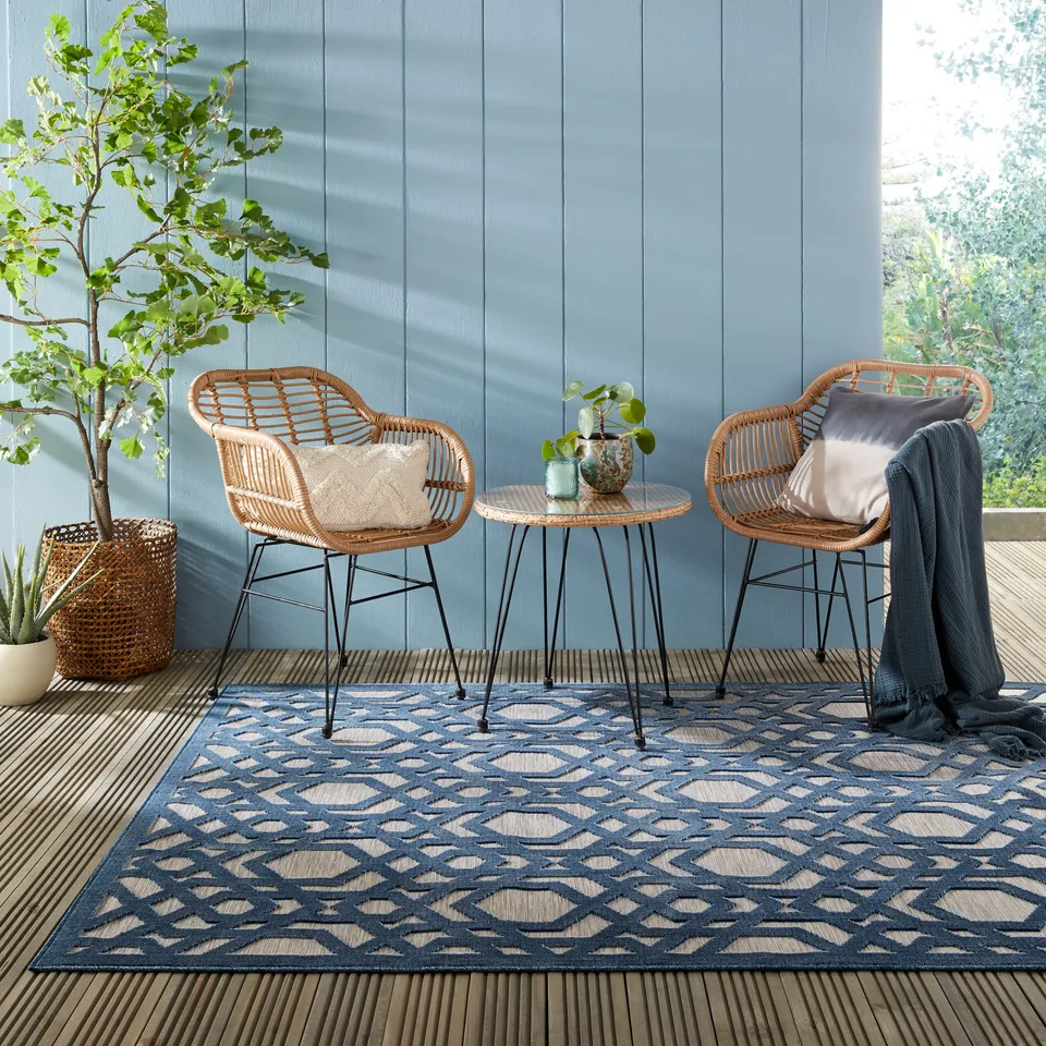 flair-rugs-oro-indoor-outdoor-geometrie-teppich image 1