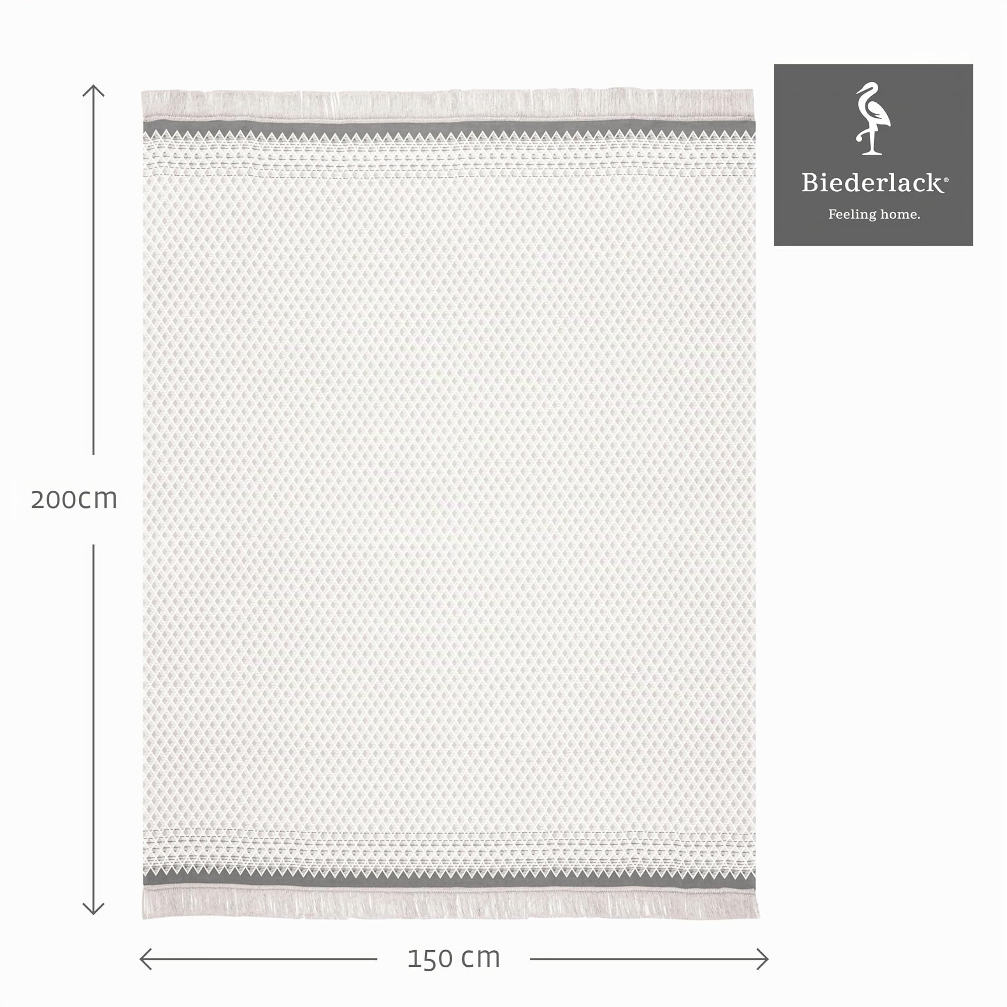 biederlack-kuscheldecke-daylight-hellgrau-150x200-cm image 2