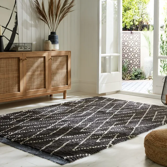 flair-rugs-aisha-berber-shaggy-hochflor-teppich image 1