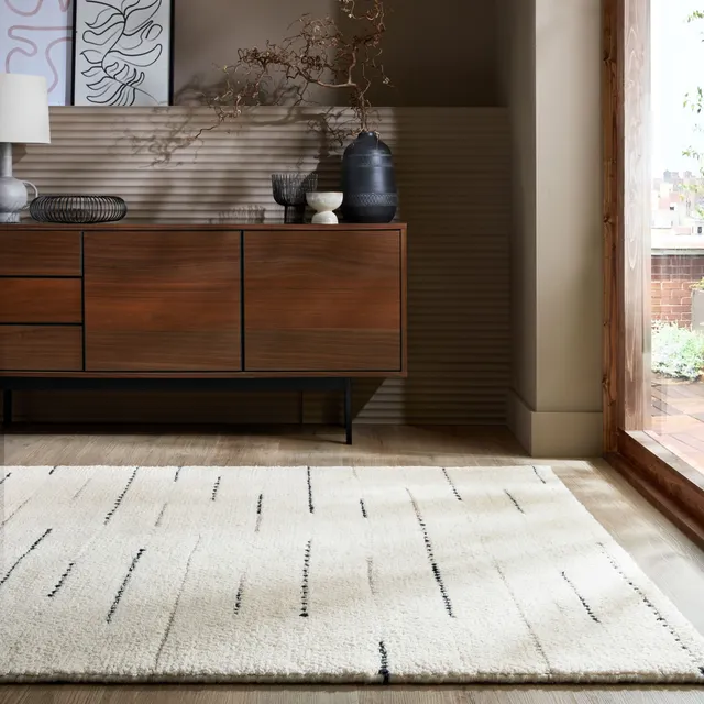 flair-rugs-dottie-linear-wollteppich image 1