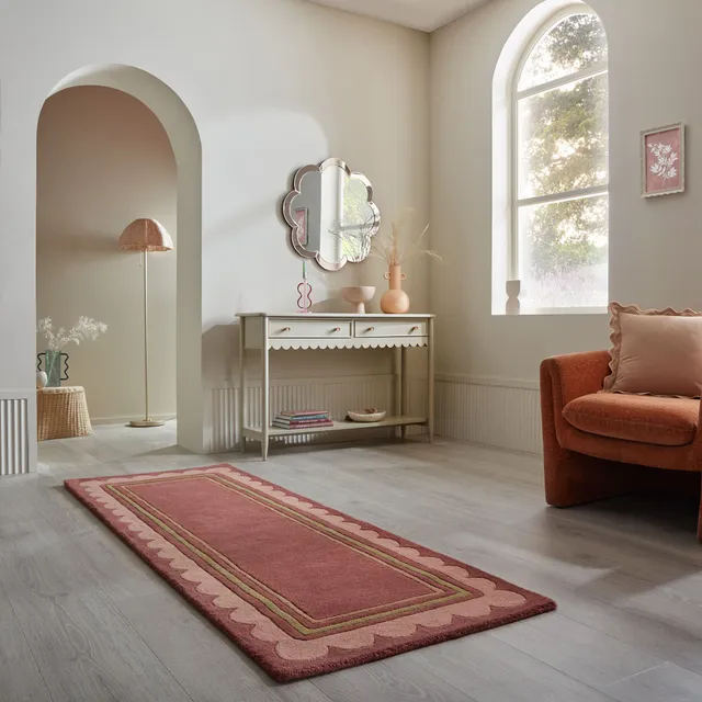 flair-rugs-lois-scallop-woll-l-ufer-mit-bogenkante image 1