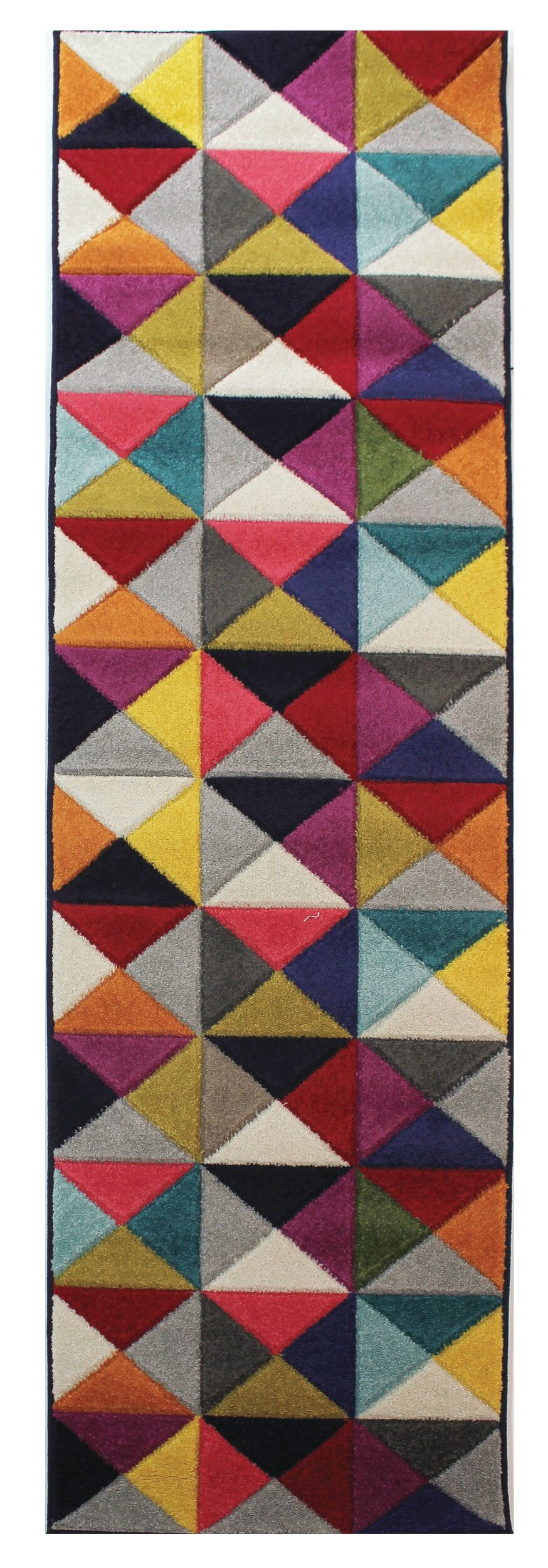 flair-rugs-samba-geometrischer-bunter-l-ufer-teppich image 2
