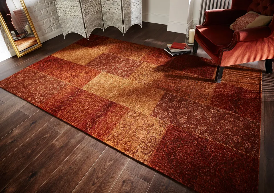 flair-rugs-patchwork-chenille-musterteppich image 1