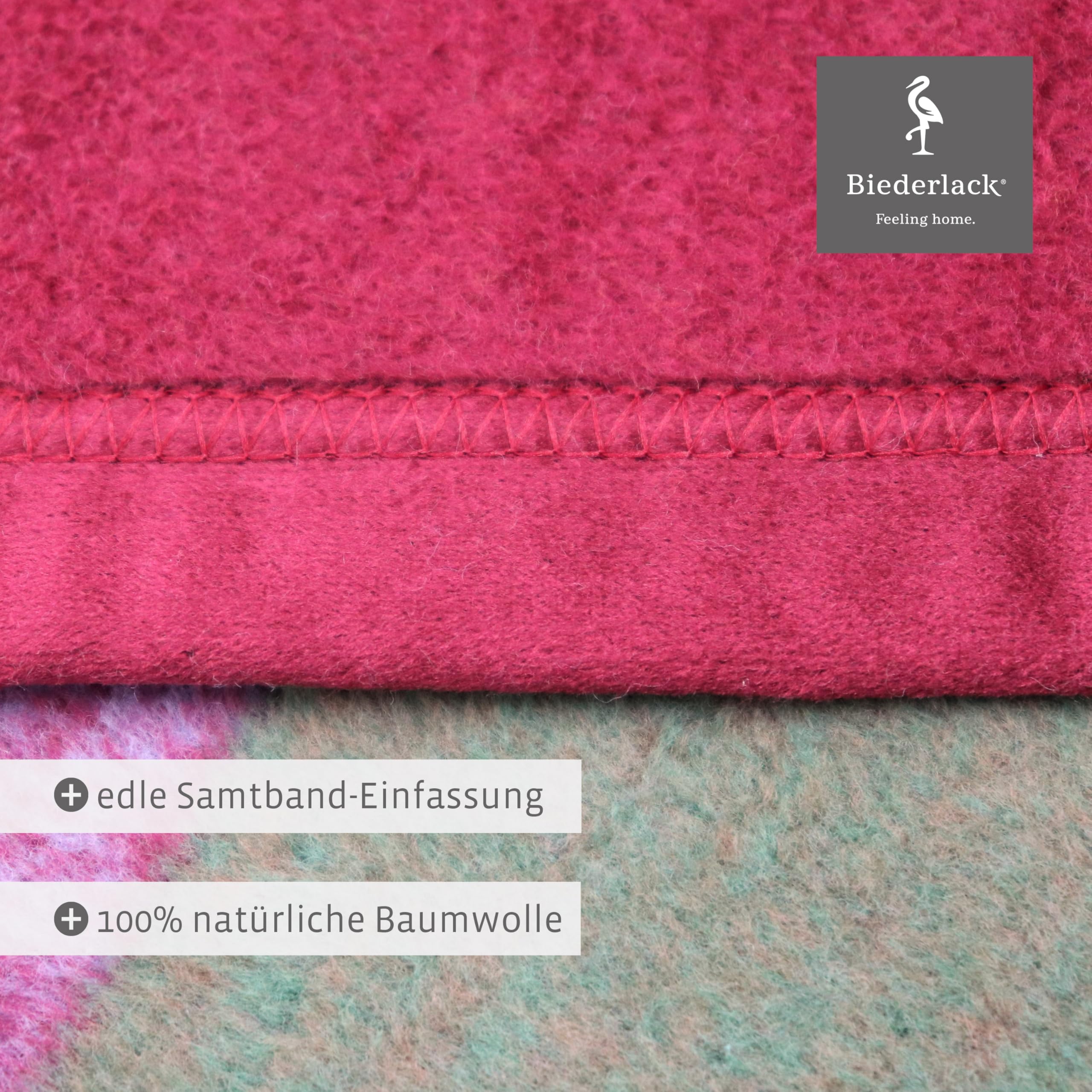 biederlack-pure-cotton-karo-kuscheldecke-150x200-cm image 6