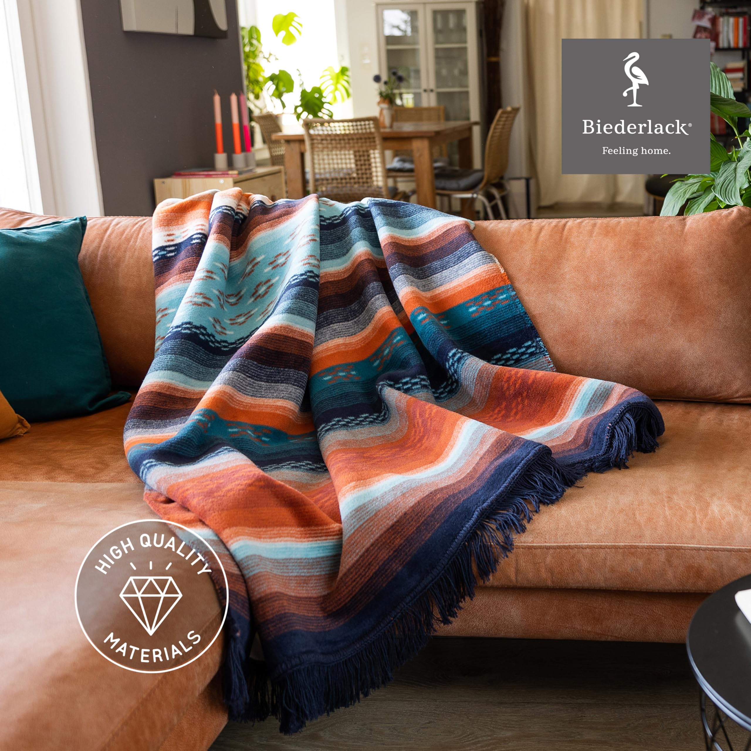 biederlack-kuscheldecke-peru-bunte-fransen-decke-150x200-cm image 4