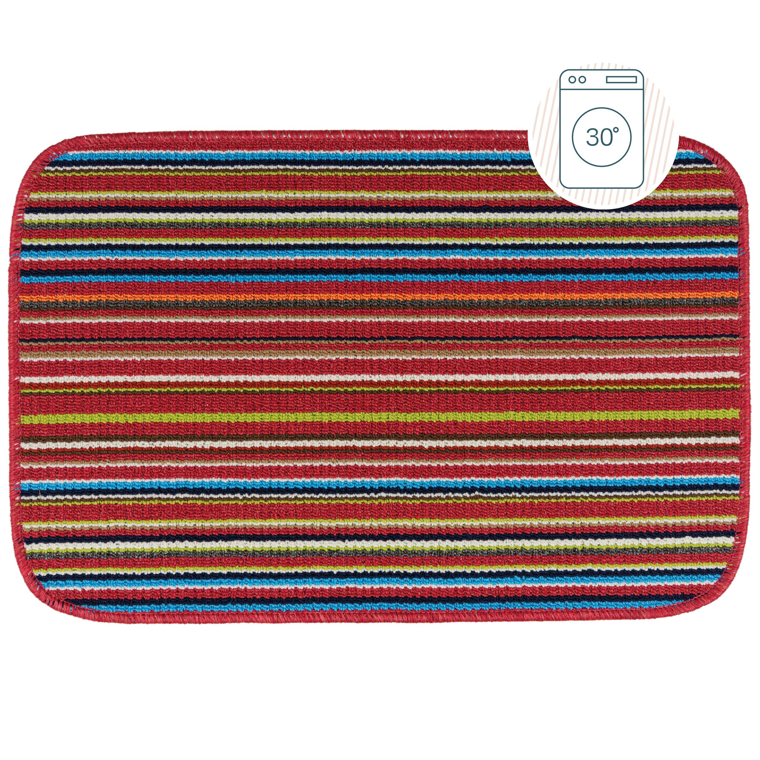 flair-rugs-roman-stripe-waschbare-matte image 2
