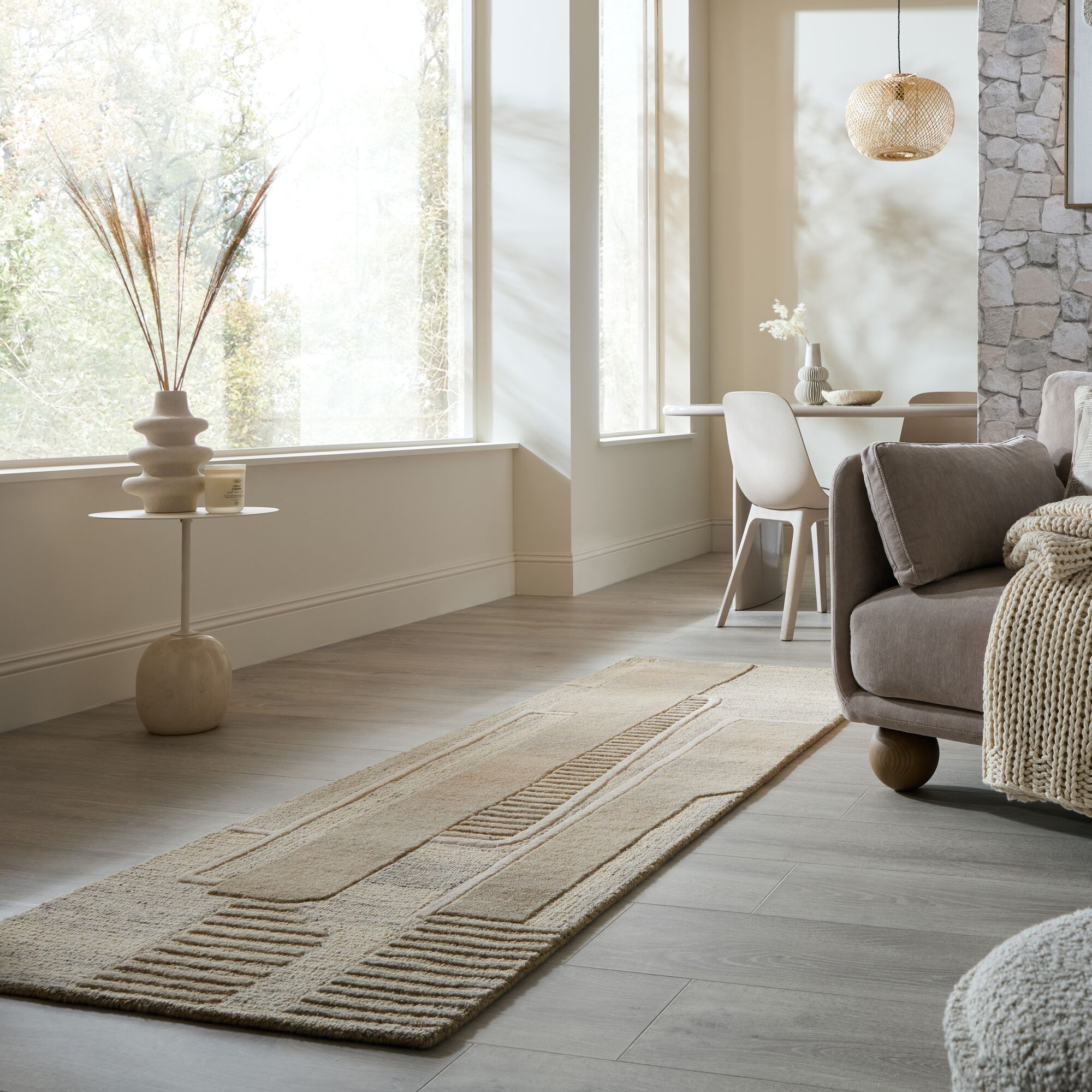 flair-rugs-lira-woll-l-ufer-naturfaser-l-ufer-f-r-flur image 1
