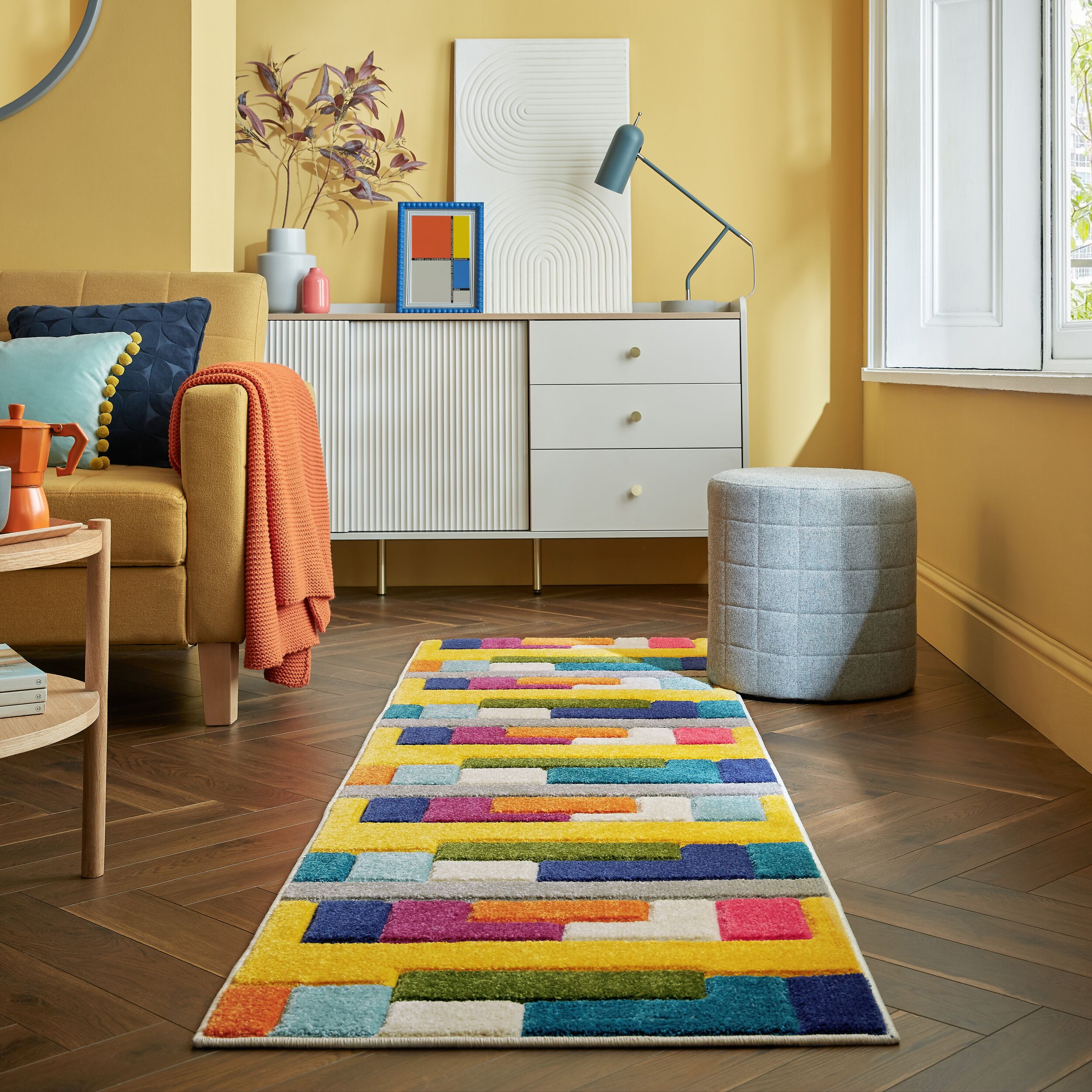 flair-rugs-mambo-geometrie-geschnitzt-l-ufer image 1