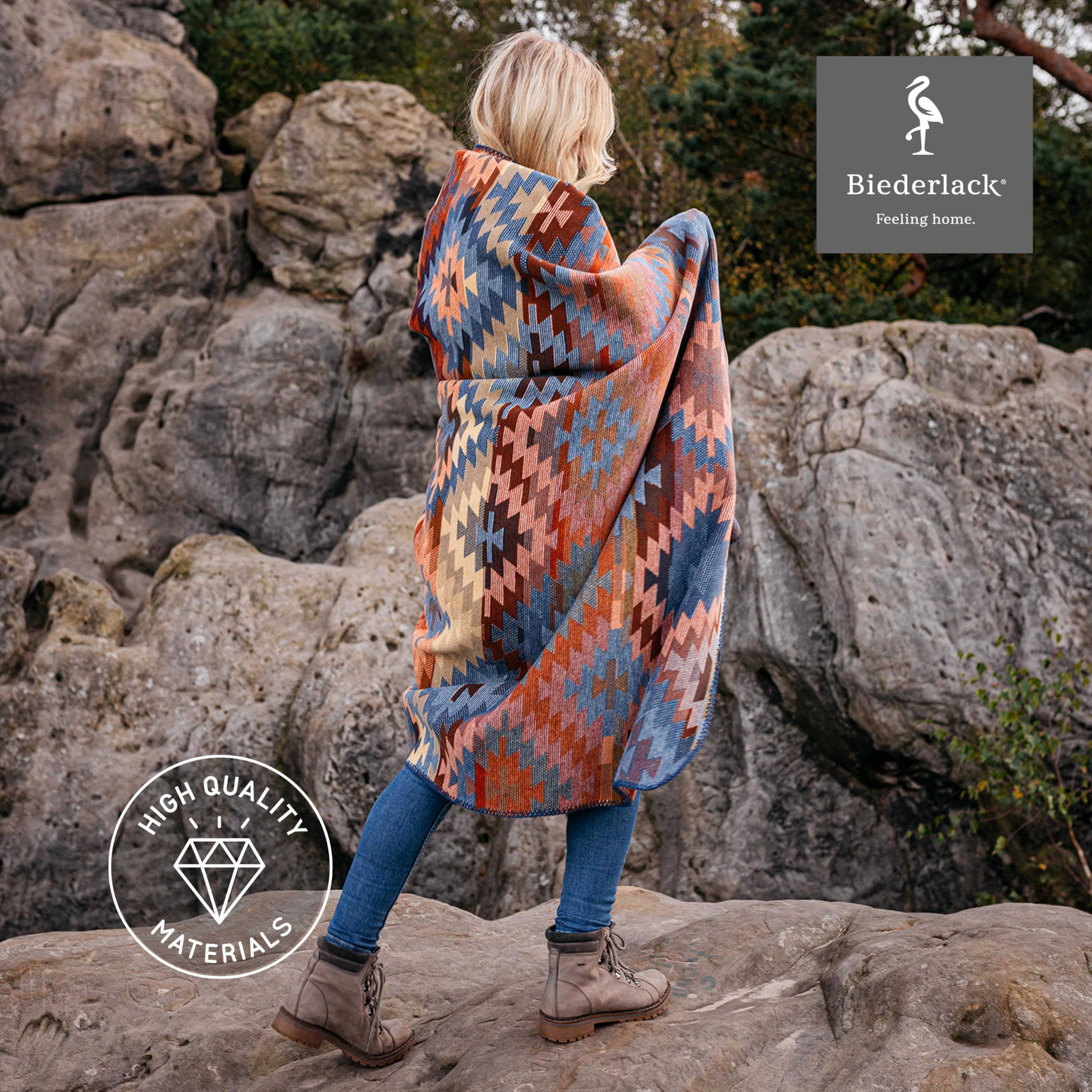 biederlack-navajo-flauschige-kuscheldecke-150x200-cm image 4