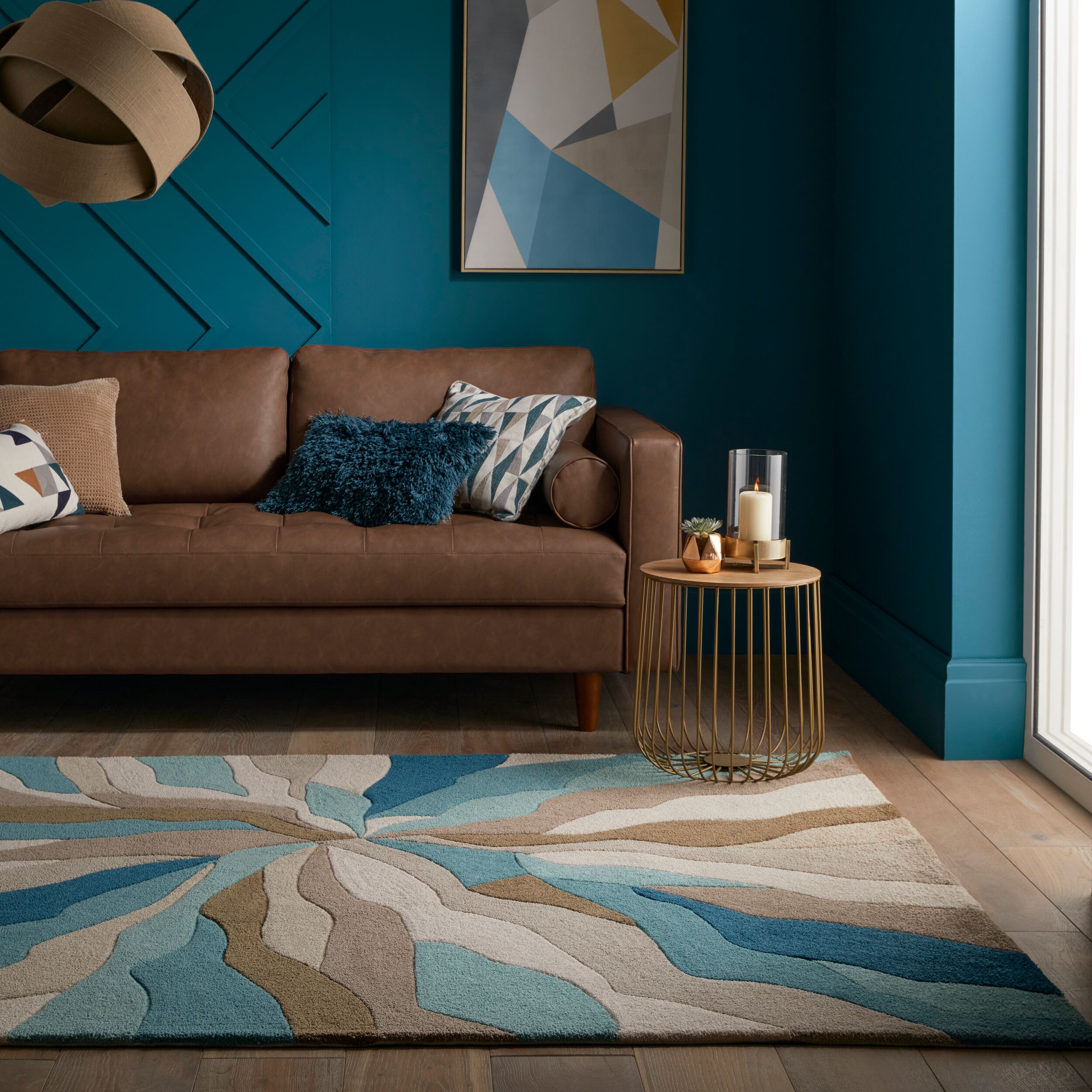 flair-rugs-splinter-design-teppich-abstrakt image 4