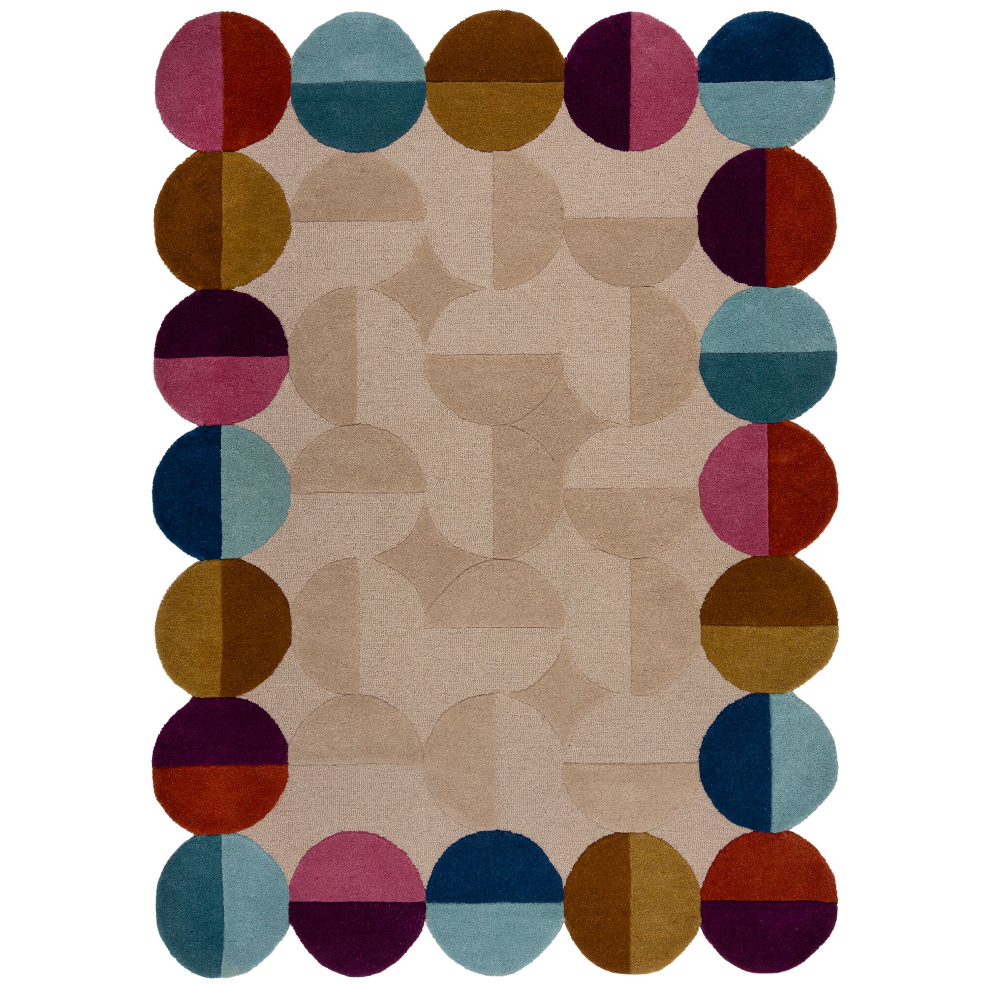 flair-rugs-mia-textured-scallop-wollteppich image 2