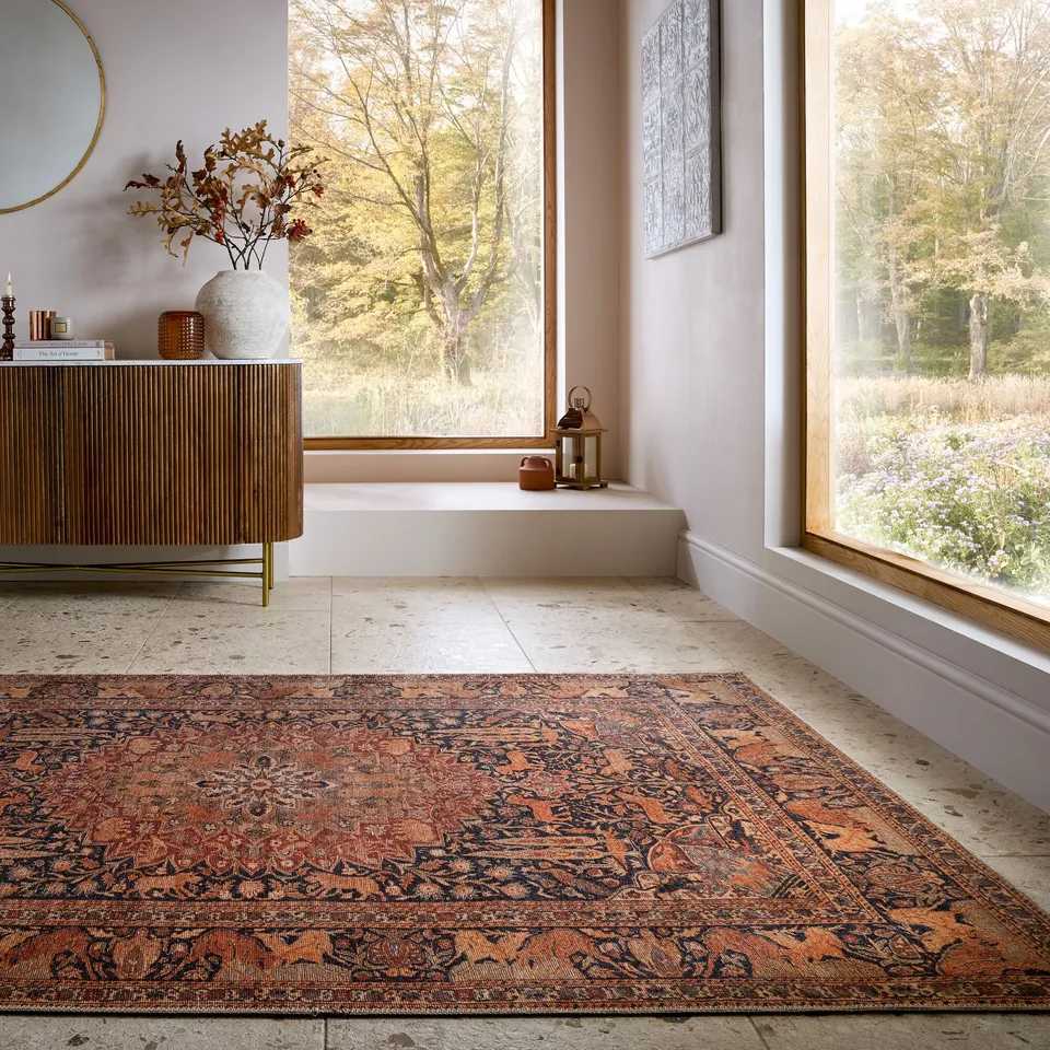 flair-rugs-nico-waschbarer-traditioneller-teppich image 1