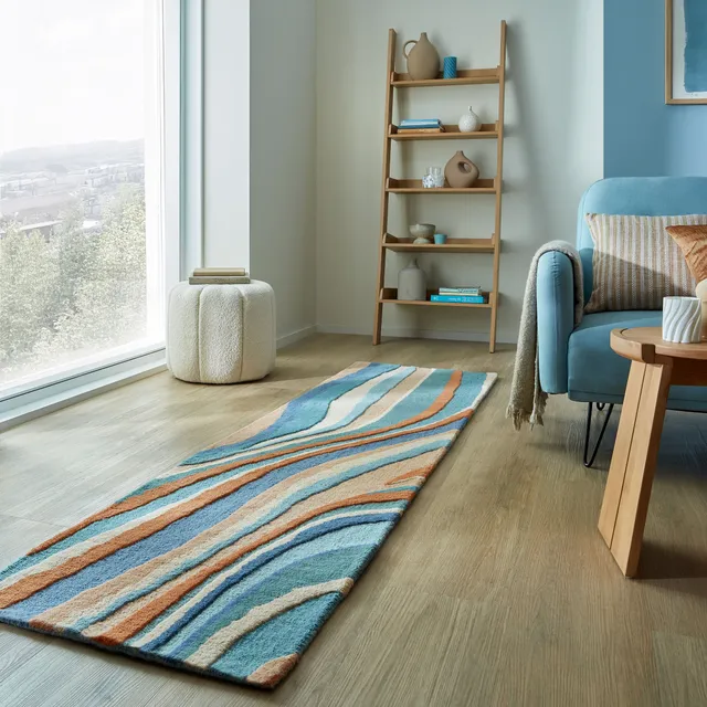 flair-rugs-abstract-flow-woll-l-ufer-abstrakt image 1