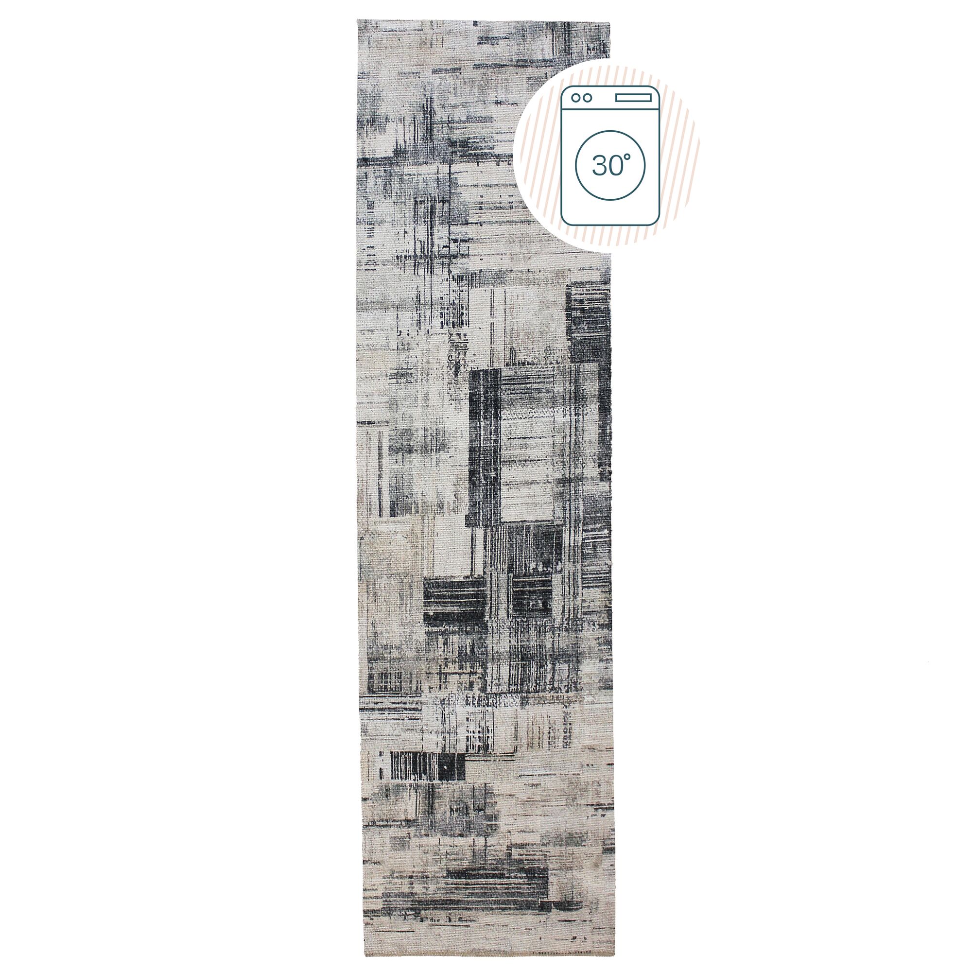 flair-rugs-silas-washable-abstract-l-uferteppich image 2