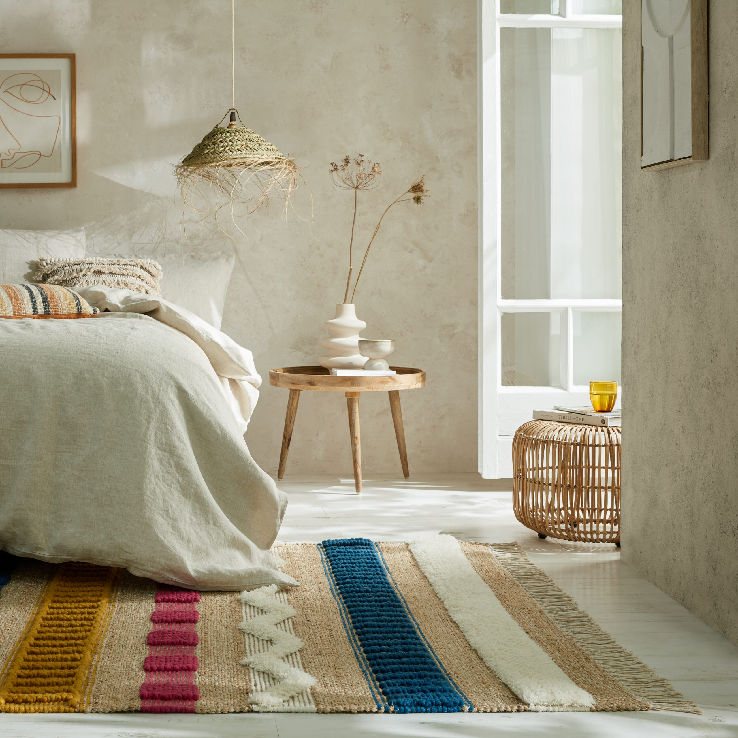 flair-rugs-medina-jute-weave-streifen-teppich-naturfaser image 4