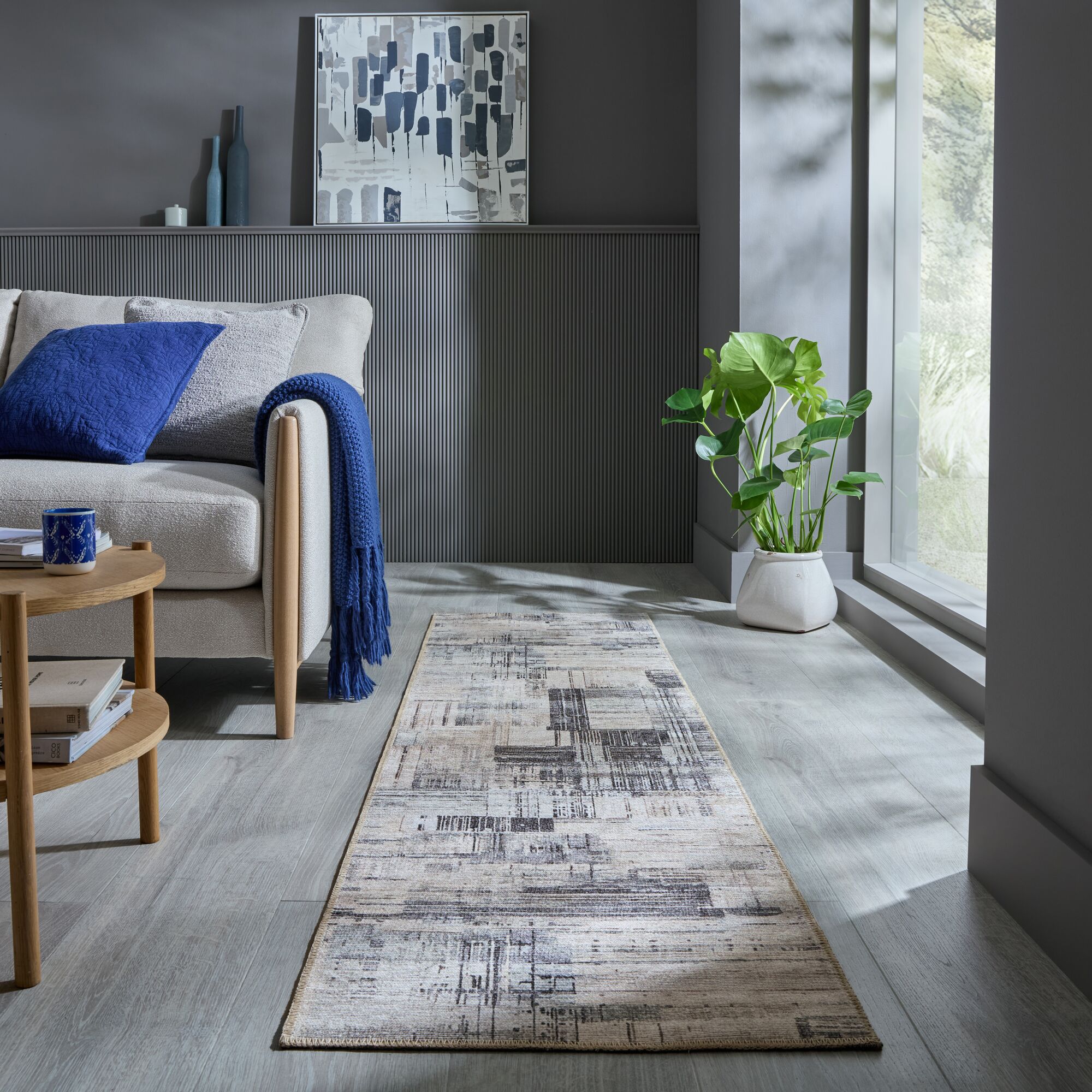 flair-rugs-silas-washable-abstract-l-uferteppich image 1