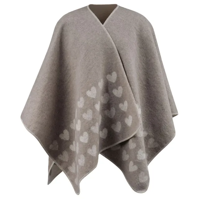 david-fussenegger-silvretta-poncho-herzen-one-size-grs-wohlf-hl-poncho-mit-herzm image 1
