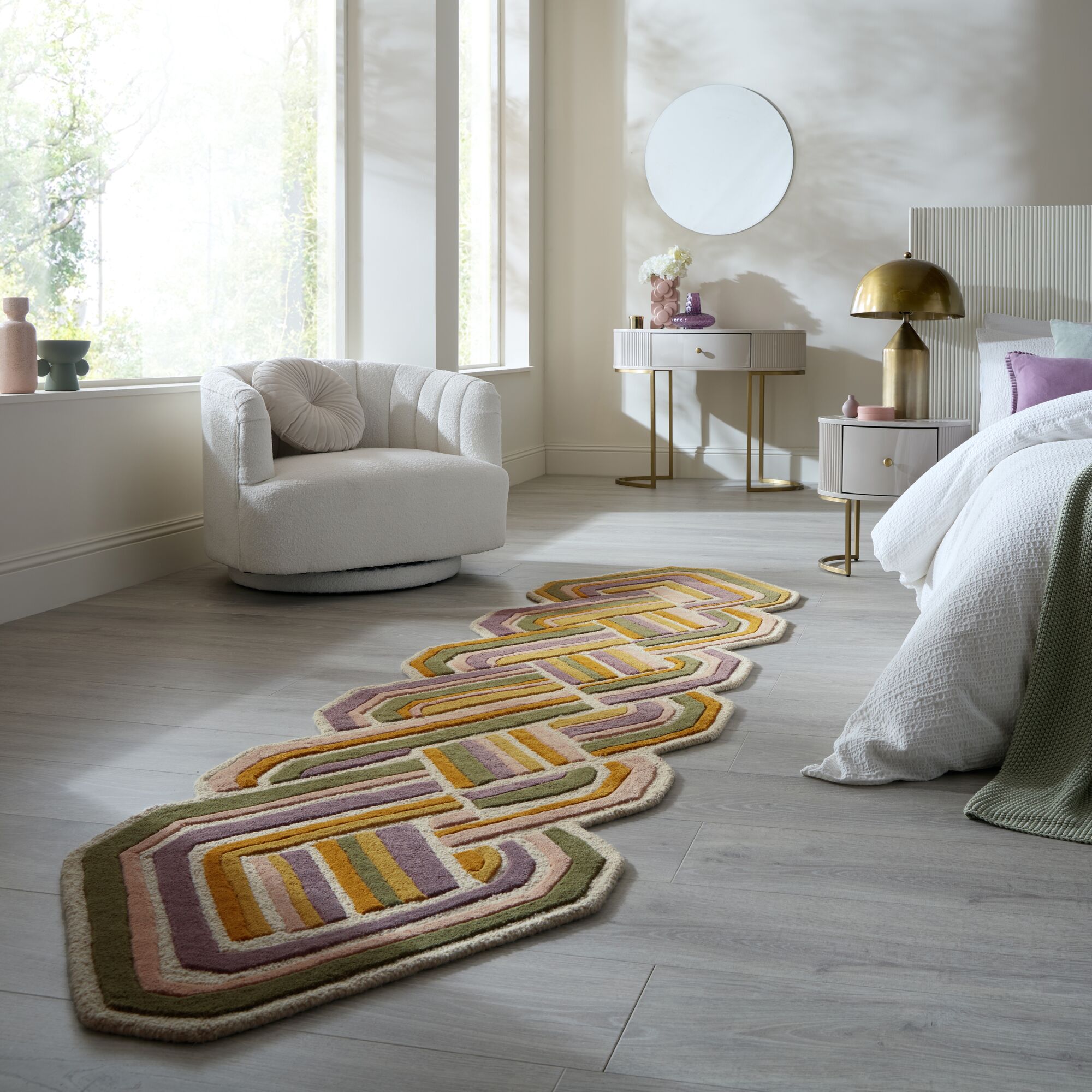 flair-rugs-lattice-woll-l-ufer-mit-gittermuster image 1